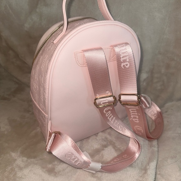 Juicy Couture Light Pink Embossed Backpack - Picture 3 of 5